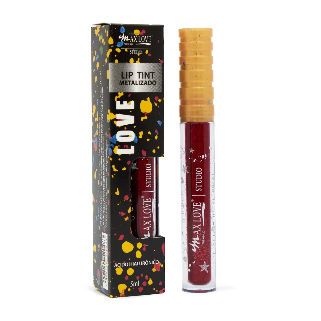 Lip Tint Metalizado Vegano Max Love