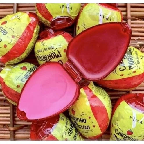 Brilho Labial Moranguinho Cheirinho de Morango Vivai 3061