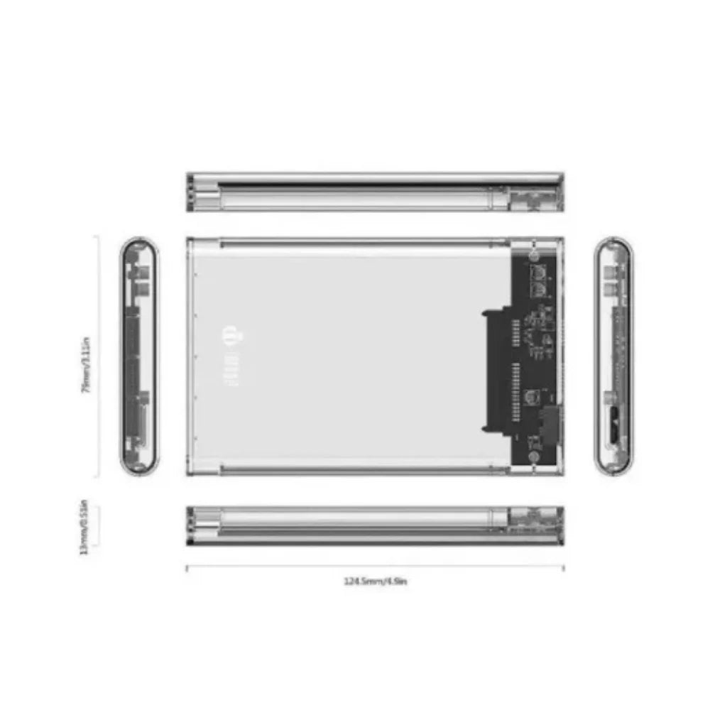 Case Hd Externo 2.5 Notebook Usb 3.0 Ps4 Xbox One Pc 6gbps