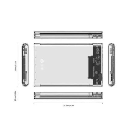 Case Hd Externo 2.5 Notebook Usb 3.0 Ps4 Xbox One Pc 6gbps