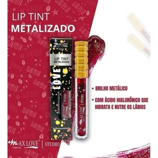Lip Tint Metalizado Vegano Max Love
