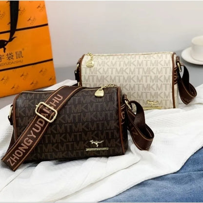 Linda Bolsa de ombro feminina designer na moda alta qualidade couro macio, Estilosa e Com Elegância
