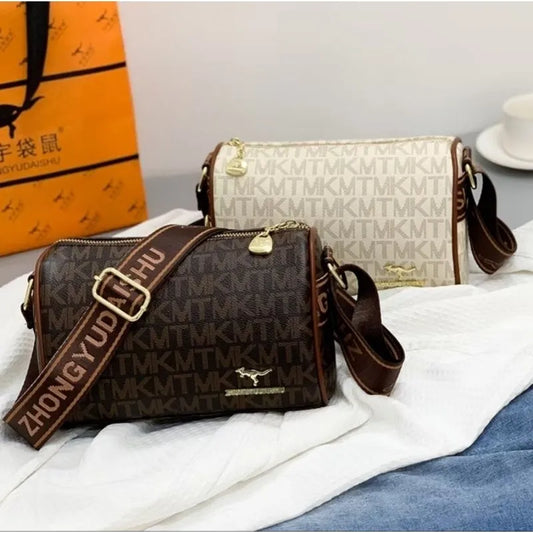 Linda Bolsa de ombro feminina designer na moda alta qualidade couro macio, Estilosa e Com Elegância