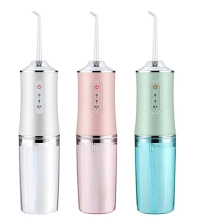 Irrigador Dental Oral Recarregavél 220ml Higiene Limpeza Bucal Portátil Limpador de Dente