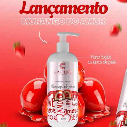 Hidratante Corporal Morango do Amor Cap Life 240g