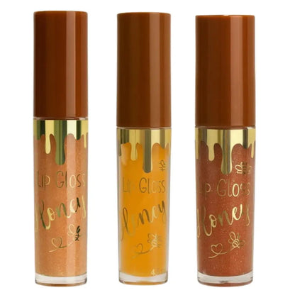 Kit c/ 3 Honey Lip Gloss Labial Mel Kyrav