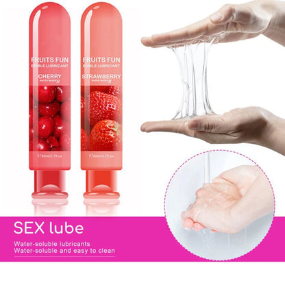 200ml sabor de fruta brinquedo sexual para mulheres homens lubrificante sexo à base de água mirtilo morango pêssego óleo sexual vaginal anal gel adultos 18