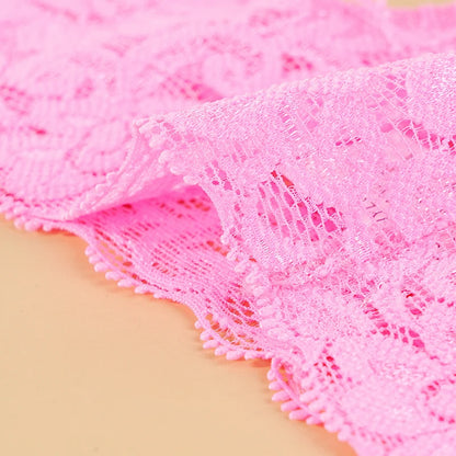 3 pçs rendas floral calcinha feminina cintura baixa respirável briefs feminino tanga roupa interior M-2XL sólido sexy g-string calcinha transparente