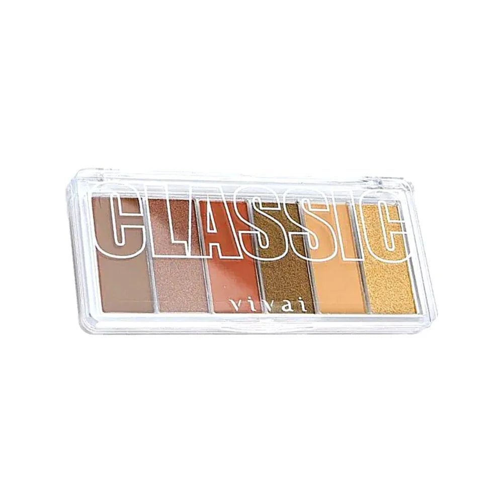 Paleta de Sombras 6 Cores Matte e Metálica Vivai Classic 4050