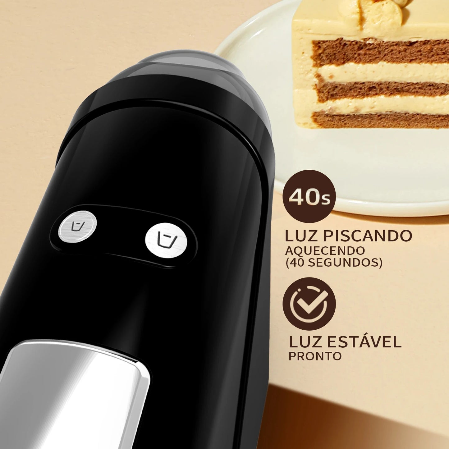 Máquina de Café Espresso CM-CO1 20 Bar - Tanque 900ml, Máquina de Café CM-CO1 20 Bar - Automática， Coibeu, Do Brasil
