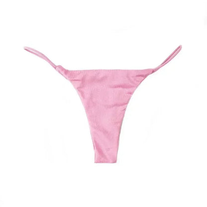 Lingerie sexy g cordas baixo-rise tanga calcinha feminina sexy roupa interior feminina sem costura cintura baixa senhoras briefs tangas calcinha sexy