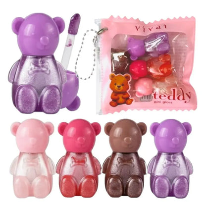 Kit c/ 4 Mini Gloss Teddy Fofo Vivai