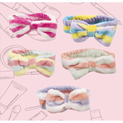Faixa Tiara de Cabelo para Maquiagem e Limpeza Facial