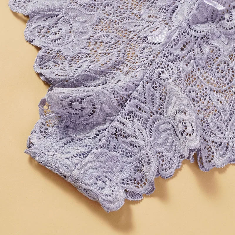 Sexy floral calcinha de renda feminina briefs cintura baixa lingerie macia confortável roupa interior feminina meninas íntimas calcinha