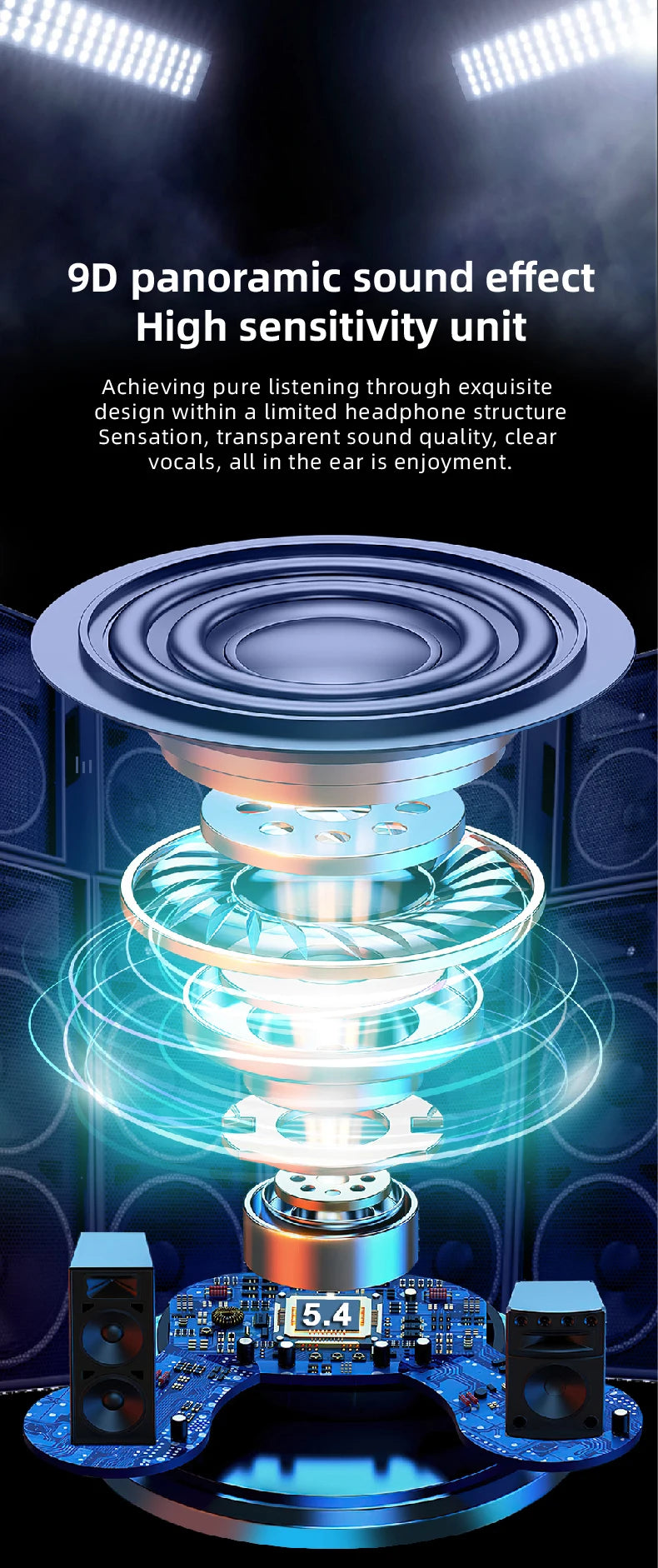 Fones de ouvido sem fio T70 Trendy TWS, elegantes e leves, carregamento USB-C, fones de ouvido para dormir com ajuste confortável