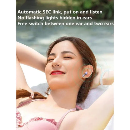 Fones de ouvido Bluetooth TWS para fone de ouvido Bluetooth sem fio com cancelamento de ruído e microfone sem fio