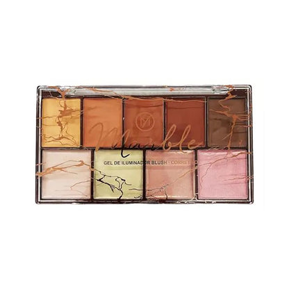 Paleta de Corretivo, Blush e Iluminador em Gel Marble My Life MY8543
