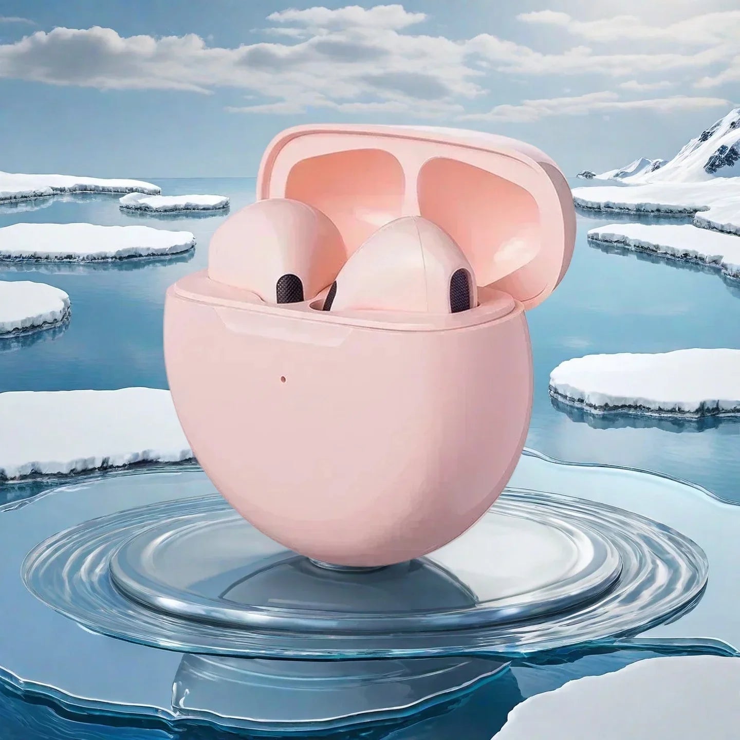 Fones de ouvido Bluetooth TWS para fone de ouvido Bluetooth sem fio com cancelamento de ruído e microfone sem fio