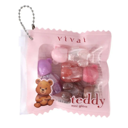 Kit c/ 4 Mini Gloss Teddy Fofo Vivai