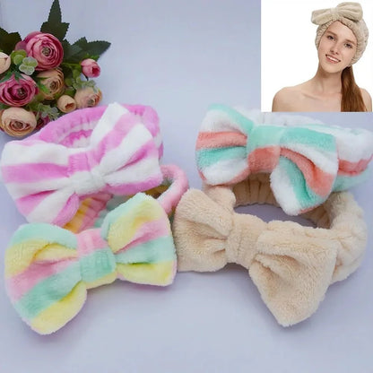 Faixa Tiara de Cabelo para Maquiagem e Limpeza Facial