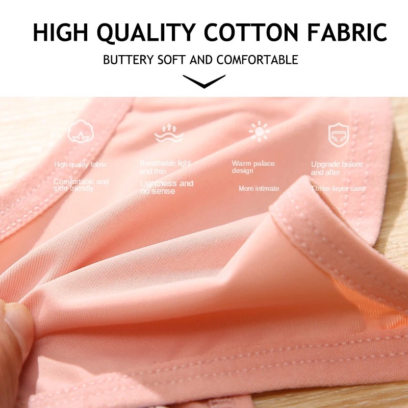 6 pçs/set calcinha de algodão para mulheres sem costura baixo aumento tangas feminino g-string respirável roupa interior senhoras cor sólida lingerie sexy