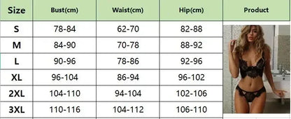 Conjunto de lingerie sexy plus size roupa interior quente conjunto feminino sutiã & calcinha tanga conjunto sexy transparente lingere renda preto aberto íntimos