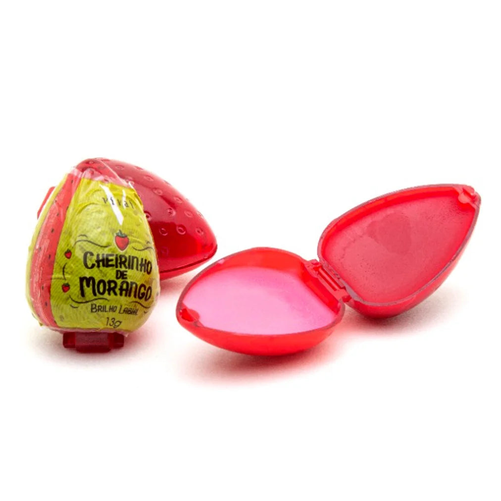 Brilho Labial Moranguinho Cheirinho de Morango Vivai 3061