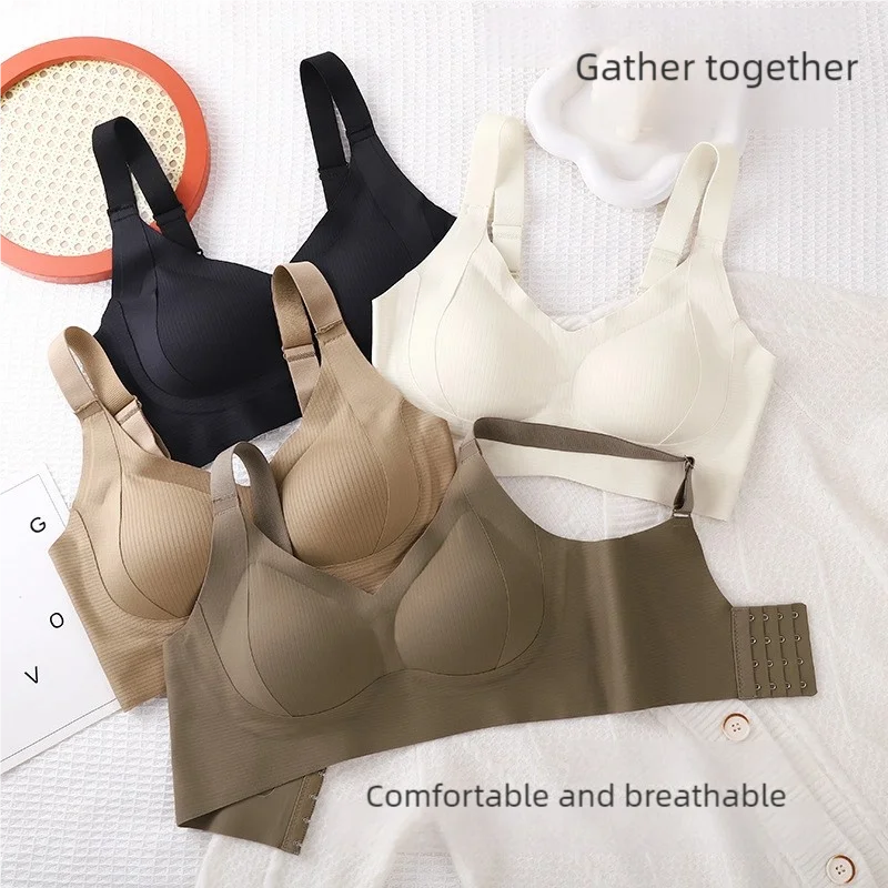Lingerie sutiã sem costura feminino, costas bonitas anti-flacidez, sutiã confortável e respirável, sexy 846