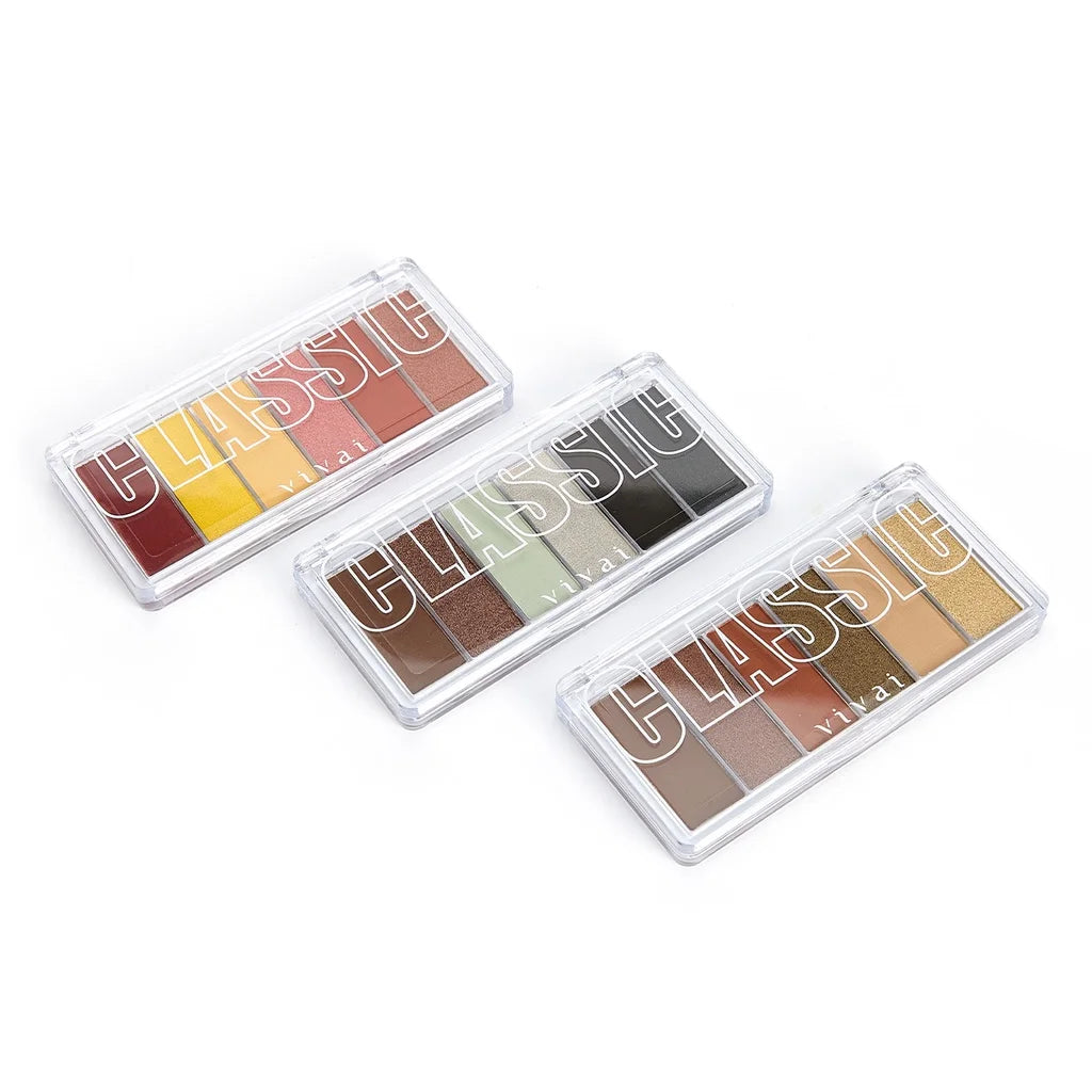 Paleta de Sombras 6 Cores Matte e Metálica Vivai Classic 4050