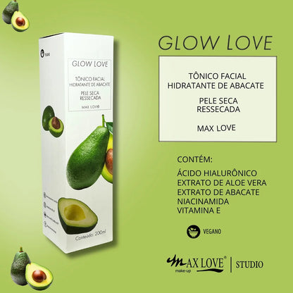 Tônico Facial Hidratante Glow Love Abacate Max Love