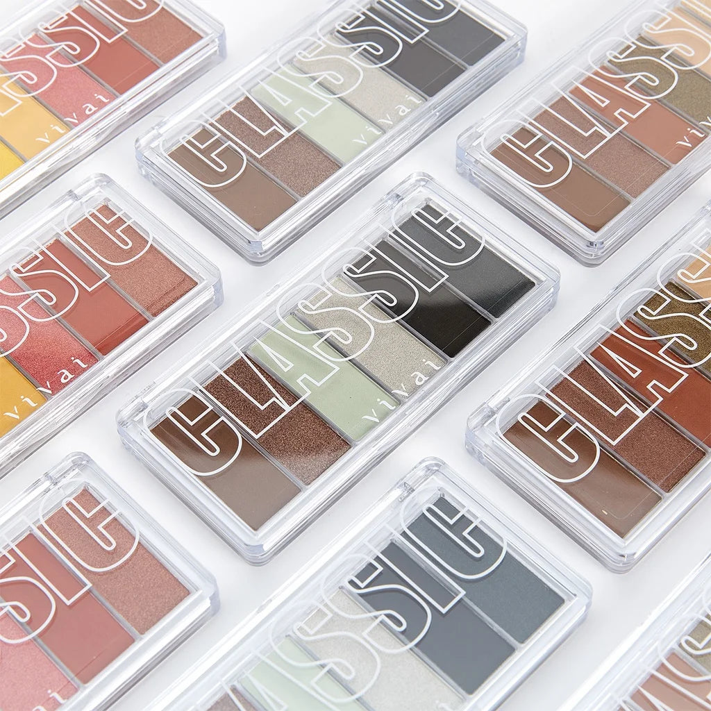 Paleta de Sombras 6 Cores Matte e Metálica Vivai Classic 4050
