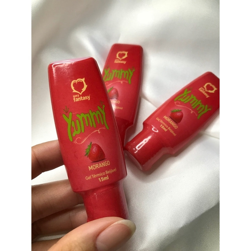 Gel térmico comestível Yummy 15 ml - Morango