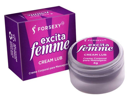 Pomada Cream Lub Excita Femme Excitante Feminino Super Quente 4g - For Sexy